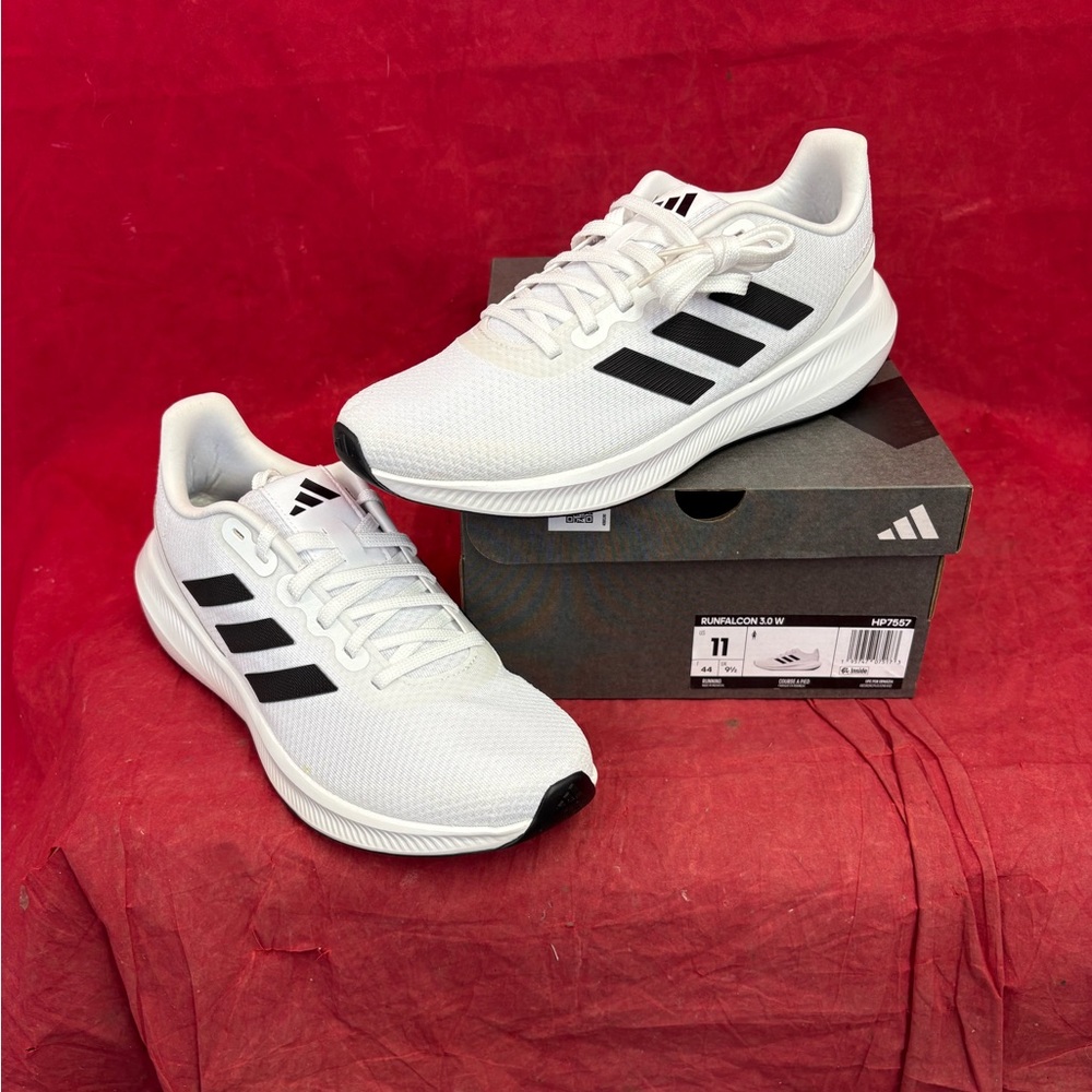 Adidas Shoes/Sneakers: Runfalcon 3.0 W Black White Women’s Size 11 - Picture 7 of 7